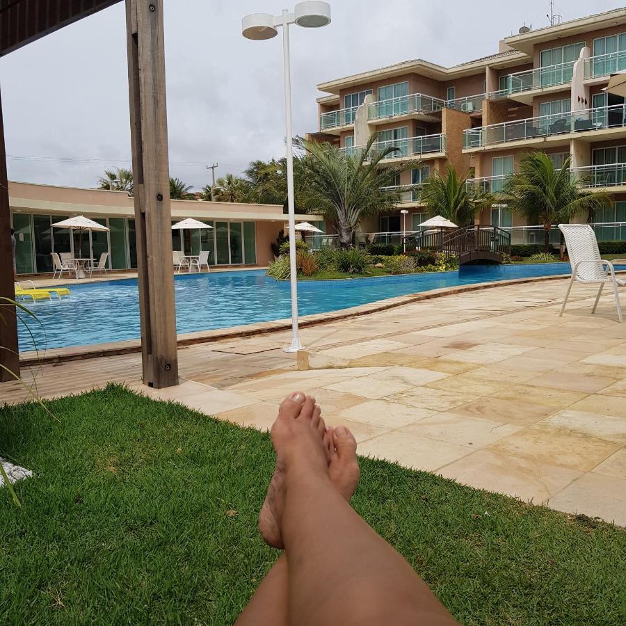 Palm Beach Porto Das Dunas, Apartamento Todo Climatizado Terreo A 350 Metros Beach Park อากีราซ ภายนอก รูปภาพ