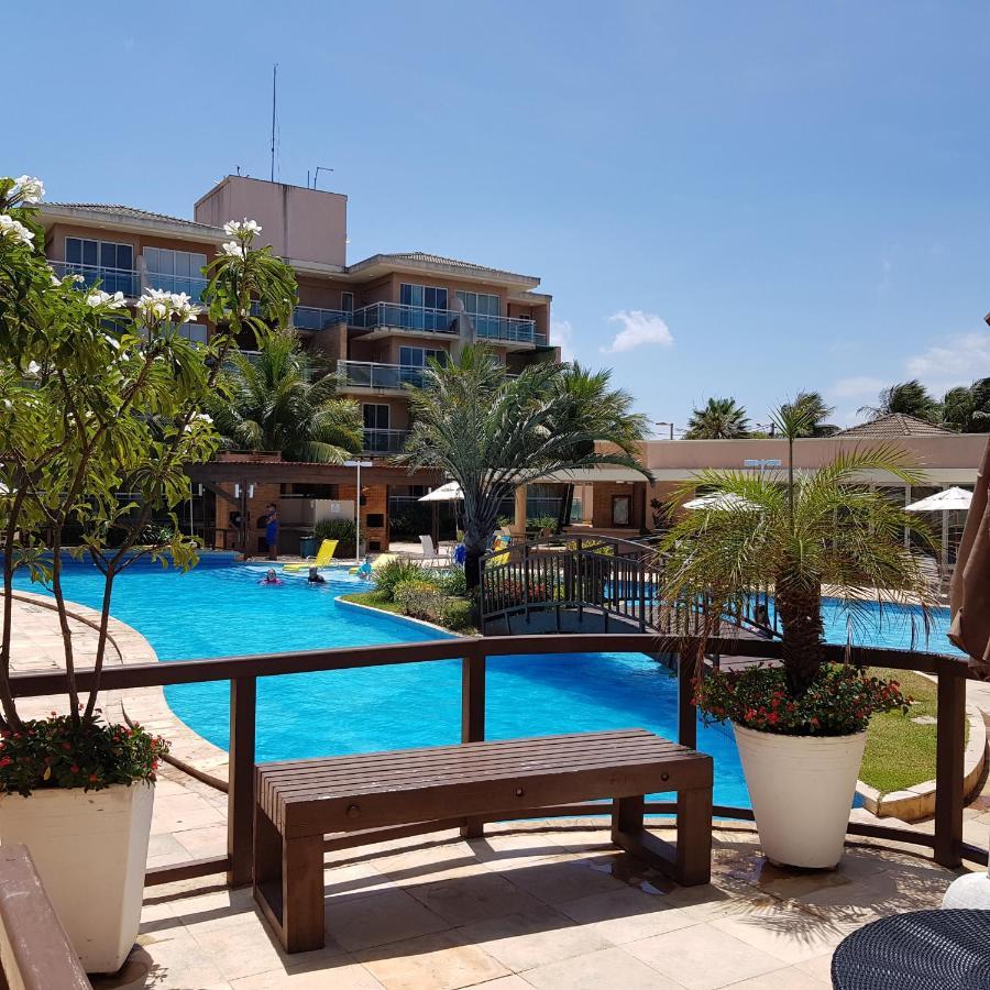 Palm Beach Porto Das Dunas, Apartamento Todo Climatizado Terreo A 350 Metros Beach Park อากีราซ ภายนอก รูปภาพ