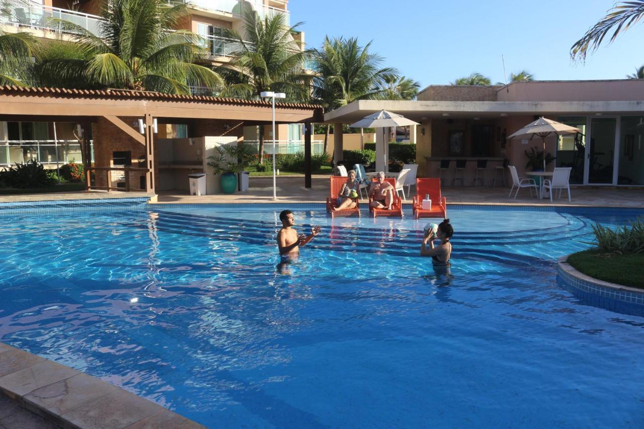 Palm Beach Porto Das Dunas, Apartamento Todo Climatizado Terreo A 350 Metros Beach Park อากีราซ ภายนอก รูปภาพ