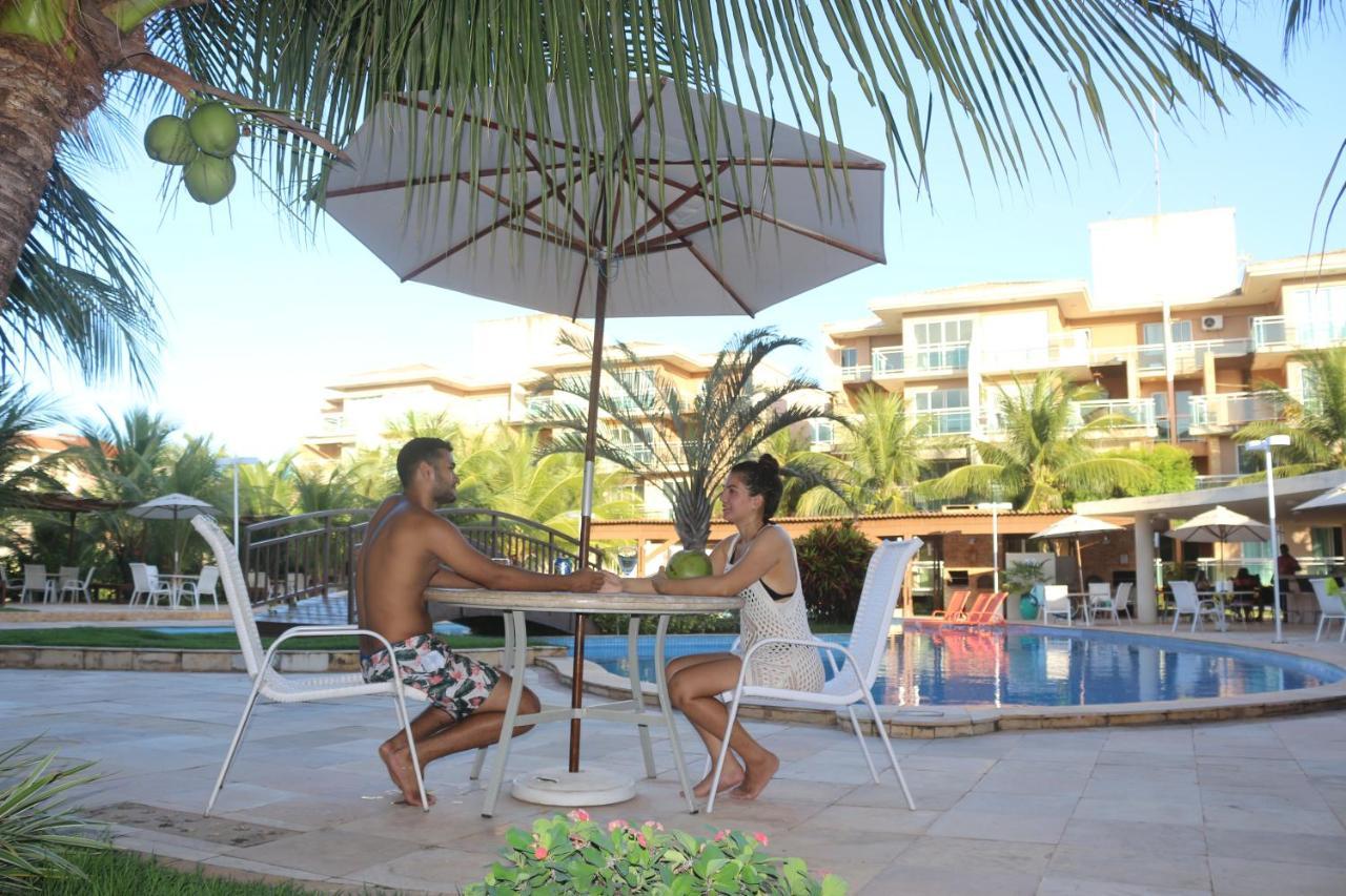 Palm Beach Porto Das Dunas, Apartamento Todo Climatizado Terreo A 350 Metros Beach Park อากีราซ ภายนอก รูปภาพ