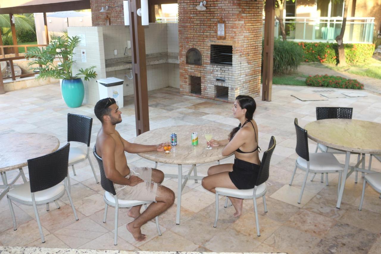 Palm Beach Porto Das Dunas, Apartamento Todo Climatizado Terreo A 350 Metros Beach Park อากีราซ ภายนอก รูปภาพ