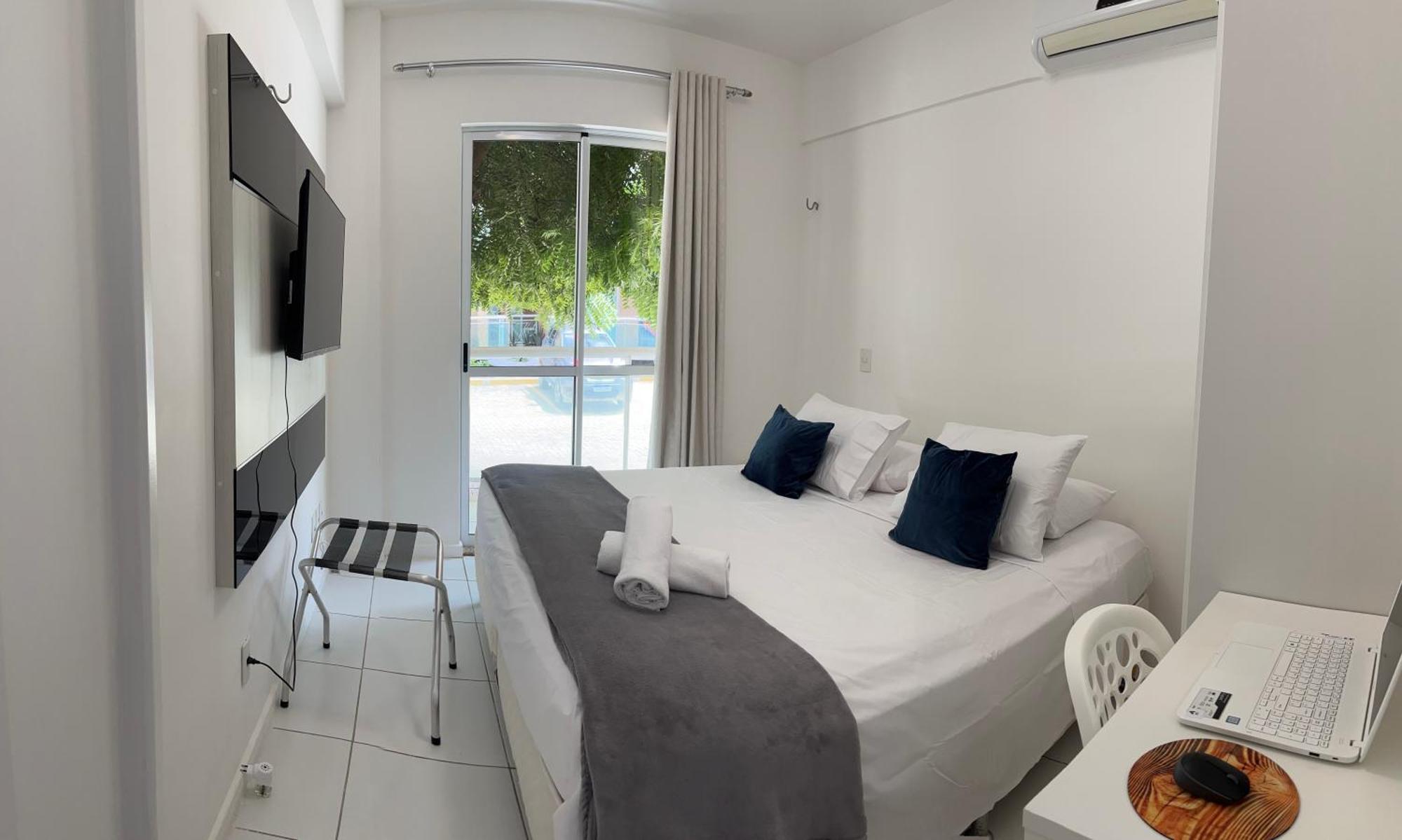 Palm Beach Porto Das Dunas, Apartamento Todo Climatizado Terreo A 350 Metros Beach Park อากีราซ ภายนอก รูปภาพ